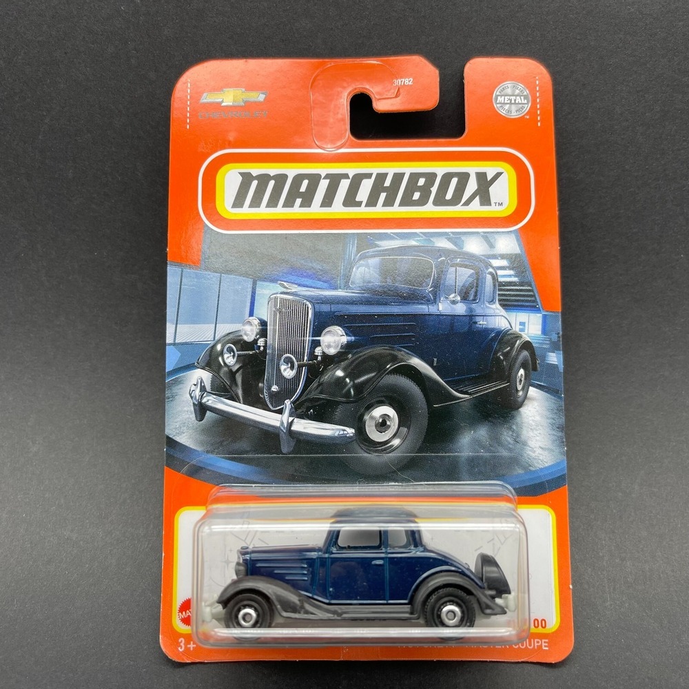 Matchbox 1934 '34 Chevrolet Chevy Master Coupe Car Blue Diecast 1/64 71/100